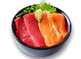>Mini-Tuna and salmon bowl