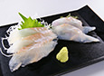 Flatfish sashimi